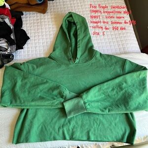 FREE PEOPLE - Green Hoodie!
